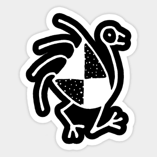 Findigo native ostrich - Nandu - tee by Fenixdesign Sticker